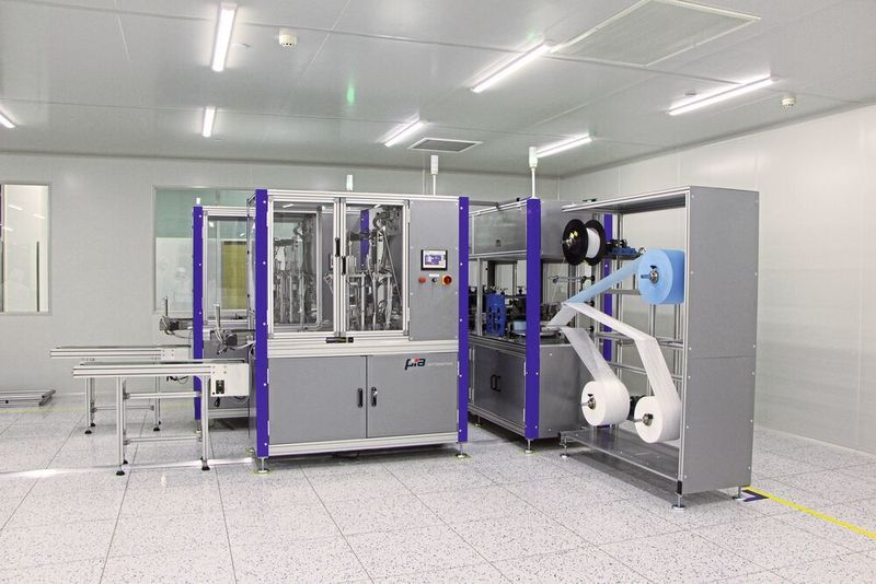 Automontage baut Atemschutz: Zwei stillgelegte Produktionslinien leben auf. (PIA Automation)