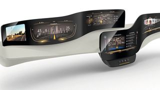 Die Instrumententafel der Zukunft: Morphing Controls im automobilen Innenraum. (Continental)