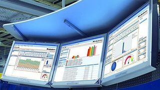 Das Prozessmanagement-Tool „Business Process Intelligence“ von Vanderlande zur Prozessoptimierung in Lagern und Distributionszentren kann die Kosten niedrig halten und Betriebszeiten reduzieren. Bild: Vanderlande Industries (Archiv: Vogel Business Media)