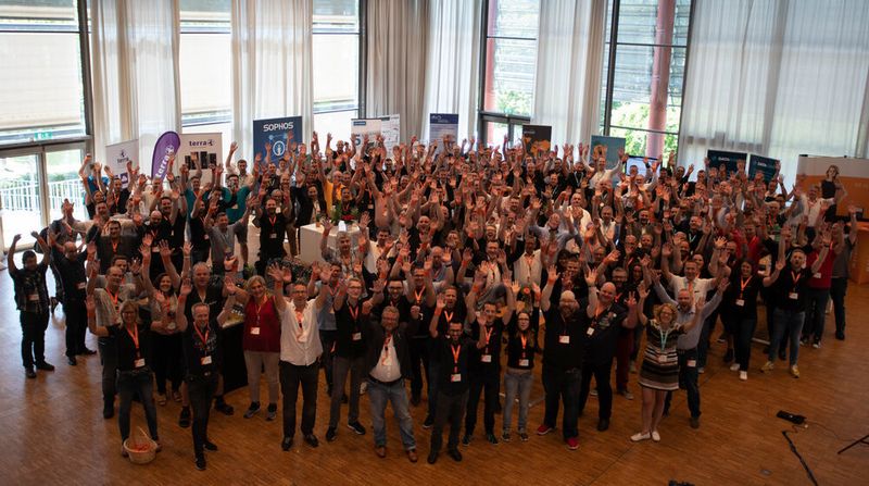 Gruppenbild mit (fast) allen Teilnehmern (Krämer IT Solutions)