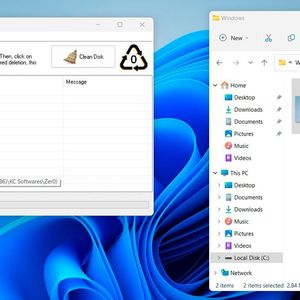 Löschen von Dateien mit Zer0 ist mit wenigen Mausklicks möglich.(Bild:  Joos (Screenshot))