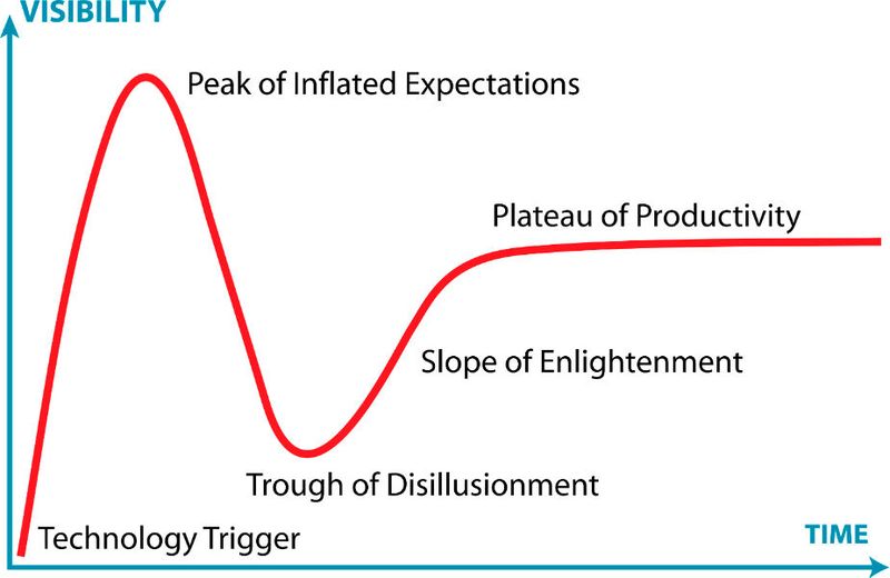 Hype Cycle nach Gartner