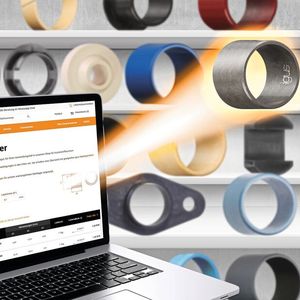 Enter dimensions, determine application parameters, find plain bearing: This is how easy the new Igus online shop Iglidur Bearing Hub for polymer plain bearings now works.(Image: Igus)