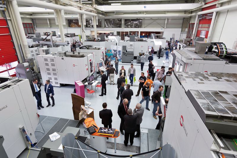 Eindrücke von der Hermle Hausausstellung. (Bild: Hermle)