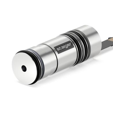 Das Ventil mit integriertem Sensor bietet präzise Drucksteuerung und auch Druckmessung in einem einzigen Bauteil mit nur 8 mm Außendurchmesser. (Bild: Staiger)