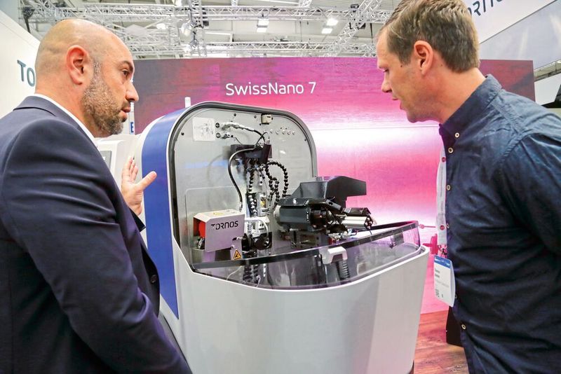 Eine weitere Tornos-Neuheit auf der EMO ist die Swissnano 7, die grosse Schwester der erfolgreichen Swissnano 4. (Anne Richter, SMM)