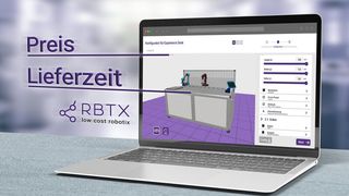 Igus hat ein System entwickelt, mit dem die Konstruktion von Roboter-Arbeitsumgebungen in Windeseile klappen soll. Das Ganze nennt sich Machine Planner und stammt von RBTX. Erfahren Sie hier, was es kann. (Bild: Igus)
