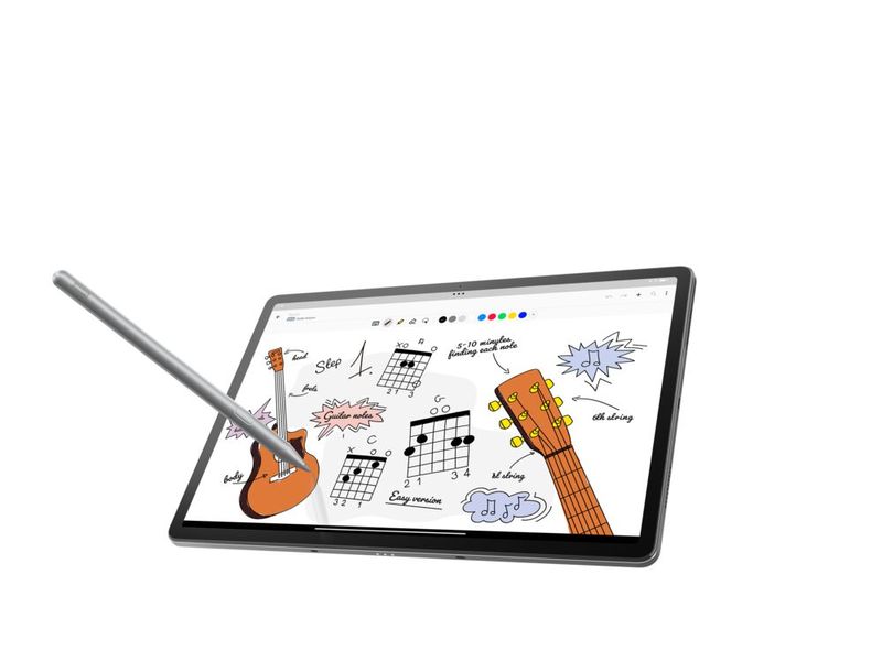 Der aktive Stift mit 4.096 Druckstufen sowie die Notiz-App Nebo gehören zum Lieferumfang des Lenovo-Premium-Tablets. (Bild: Lenovo)