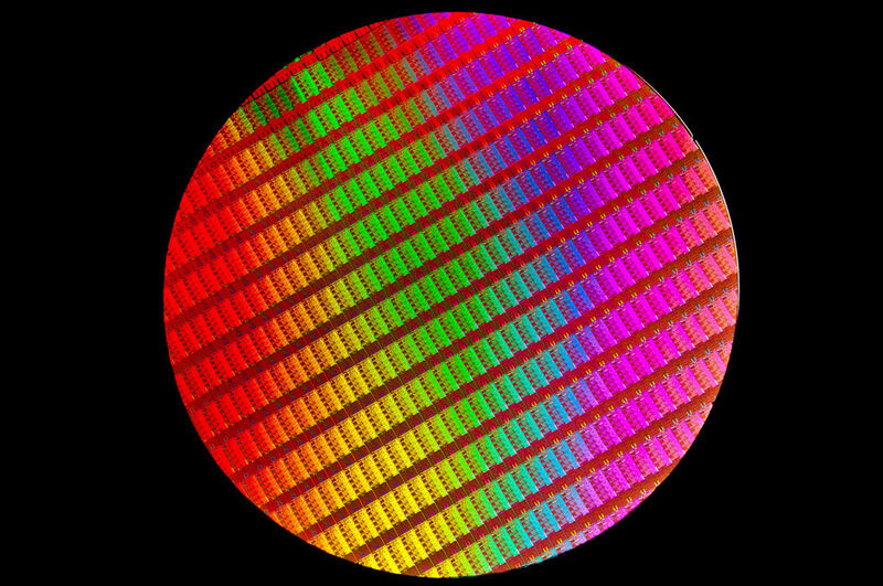 Wafer für Prozessoren der vierten Core-Generation von Intel. (Bild: Intel)