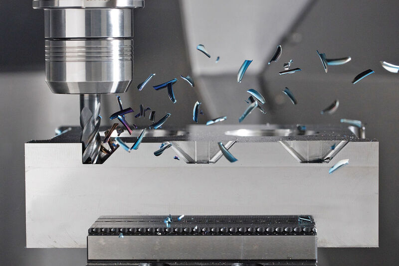 Der Monster Mill PCR UNI von WNT kombiniert drei Werkzeuge in einem und ermöglicht mit vier Schneiden Zahnvorschübe von bis zu 0,137 mm/U. (WNT)
