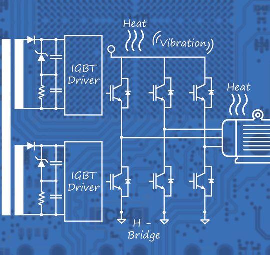 Bild 1: Mit aktuellen Co-Simulationswerkzeugen ist bereits zu Beginn der Entwicklungsarbeiten ein Schaltplan der Motorsteuerung mit PSpice von Cadence simulierbar. Bild 1: Mit aktuellen Co-Simulationswerkzeugen ist bereits zu Beginn der Entwicklungsarbeiten ein Schaltplan der Motorsteuerung mit PSpice von Cadence simulierbar.