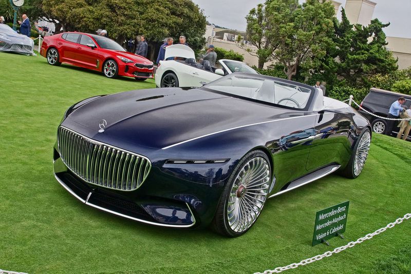 Starke Studie: das Mercedes-Benz Maybach Vision 6 Cabriolet. (Matthias Knödler/gtspirit.de)