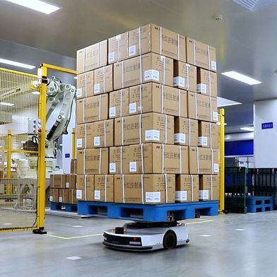 China setzt bei seiner künftigen Industriestrategie auf hochwertige Robotik, die mit künstlicher Intelligenz kombiniert wird.
 (Bild: Hangzhou Robotphoenix Industrial Robotics)