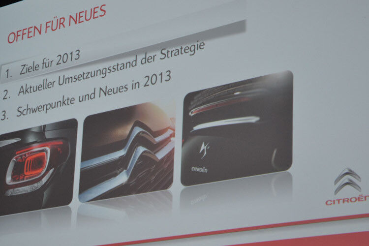 Der Geschäftsführer von Citroën Deutschland sprach über die Ziele 2013, den aktuellen Umsetzungsstand der Strategie sowie über die Schwerpunkte des laufenden Jahres. (Foto: Michel)