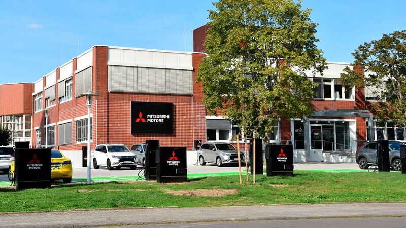Die Mitsubishi-Zentrale in Friedberg.