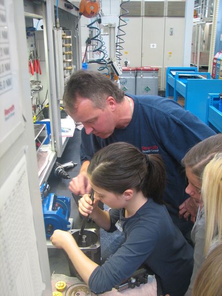 Girls’ Day in Horb. (Bild: Bosch Rexroth)