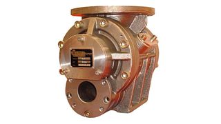 In Durchblasschleusen wird das Schüttgut horizontal mit Förderluft im Druck- oder Saugbetrieb durch den integrierten Förderrohr-Anschluss ausgeblasen. (Bild: S.S.T)