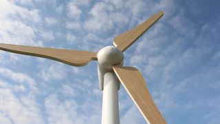 Rotorblätter aus thermoplastischen Sandwichmaterialien. (Fraunhofer ICT)