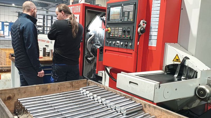 At Beer Machining Technology, turned parts are always produced from the bar. Accordingly, a parting off tool is frequently in demand. (Image:Ingersoll)