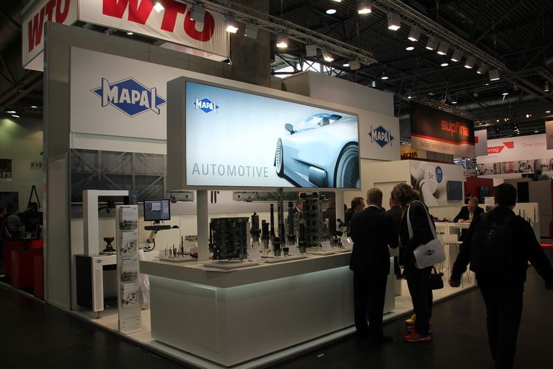 Mapal auf der Intec 2015 in Leipzig. (Sonnenberg)