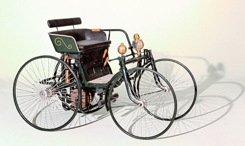 Daimler Stahlradwagen aus dem Jahre 1889. (Daimler)