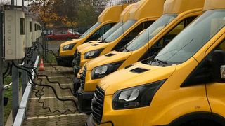 Im Projekt Netz_eLOG werden Verfahren für eine intelligente Netzintegration des elektrifizierten Verkehrssektors entwickelt.  (DPDHL)