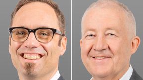 Andreas Richter (l.) übernimmt im März 2027 die operative Führung von Eugen Elmiger (r.). (Bild: Maxon Gruppe)