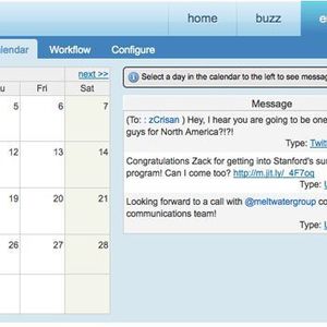 Der Kommunikationskalender prüft gesendete Informationen und organisiert die planmäßige Kommunikation.