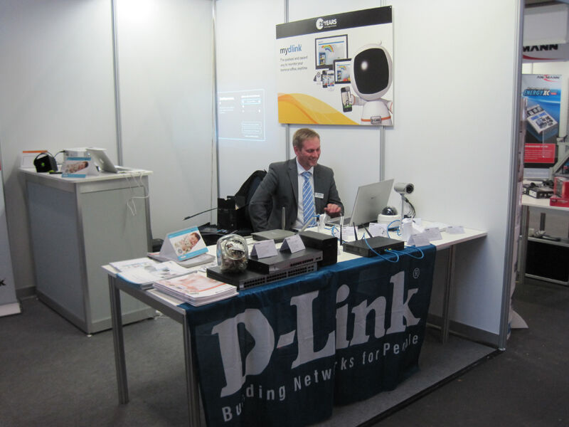 Frank Elter (D-LINK) präsentierte Netzwerklösungen. (Archiv: Vogel Business Media)