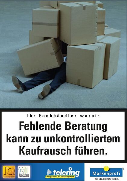 Kaufrausch kann erschlagend wirken. (Archiv: Vogel Business Media)