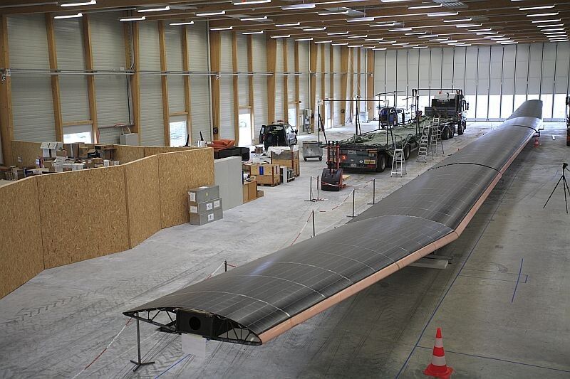 Arbeit am Prototyp der Solar Impulse (Solar Impulse)