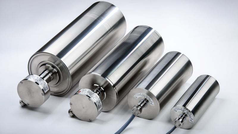 Die Trommelmotoren 138 LS eignen sich für den Einsatz in Förderanlagen in hygienisch anspruchsvollen Anwendungen.(Bild:  Rulmeca)
