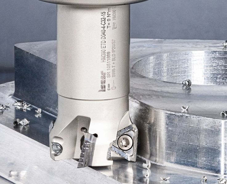 Iscar Germany GmbH: Iscar bietet für die wirtschaftliche Zerspanung von Aluminium die passenden Standardwerkzeuge. Zum Fräsen beispielsweise den Heli3Mill.  (Bild: Iscar)