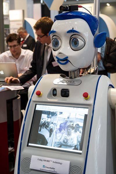 Rückblick: Impressionen von der Automatica 2012. (Bild: Messe München)