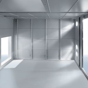 Eine Bausatzkonstruktion mit einer neu entwickelten Verschraubungsvariante erlaubte trotz beengter Platzverhältnisse eine bequeme Montage.