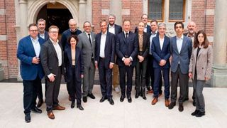 Treffen der Vertreter neuen Allianz AME zur Unterschrift in Amsterdam am 20. März 2025. (Bild: AME)