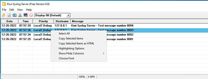 Mit SolarWinds Kiwi Syslog Server Free Edition lassen sich SNMP-Nachrichten von Geräten im Netzwerk einsammeln und analysieren. (Bild: Joos - SolarWinds)