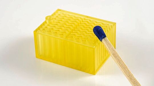 Heat Exchanger for Blood Cooling — 3D Printed on the S150 in 1 hour, 18 min(Source:  Boston Micro Fabrication)