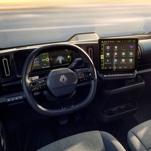 Gute Übersicht. Das Cockpit mit 10-Zoll-Zentralinstument und 12-Zoll-Touchscreen.(Bild:  Renault)