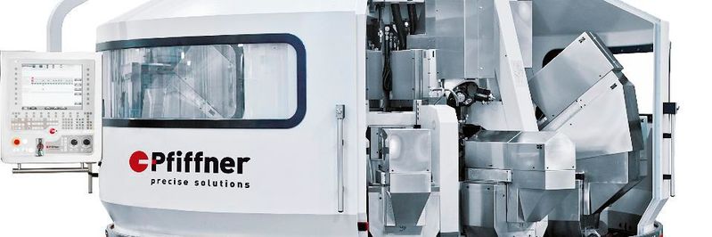 Der Industrie-4.0-Showcase auf der EMO 2017 vernetzt unter anderem zwei Messemaschinen und eine Produktivanlage des Rundtaktmaschinenherstellers Pfiffner.(Bild:  K.R. Pfiffner AG)