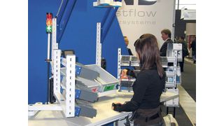 Das System Assy-Control ist im Prinzip ein dreidimensionales Ortungssystem, das beliebige Bewegungsabläufe in Echtzeit verfolgt. Sowohl richtige wie falsche Montageschritte werden von dem System sofort gemeldet. Bild: Schnell (Archiv: Vogel Business Media)