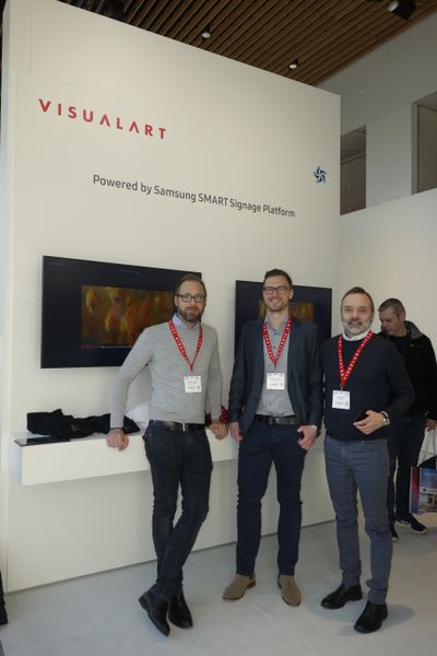 Das Visual Art Team, (v. l.) George Stassais, Ralph Güssgen und Ola Johansson. (Bild: IT-BUSINESS)