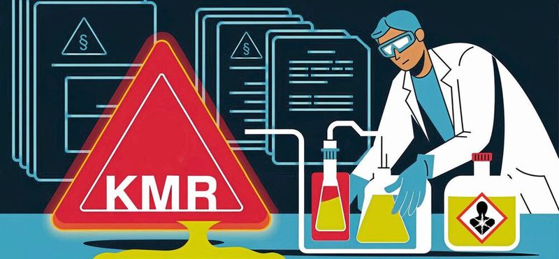 Für den Umgang mit so genannten KMR-Stoffen gelten besonders strenge Sicherheitsregeln. Hier gab es im Dezember 2024 einige Neuerungen in der Gefahrstoffverordnung.(Bild:  ideogram.ai / KI-generiert)