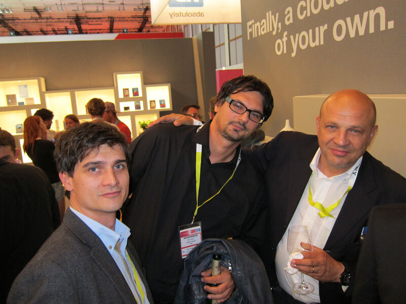 Gobal-Distribution-Team (v. l.) Ivan Gostl, Zlatko Antolos und Alan Mitrovic (Bild: IT-BUSINESS)