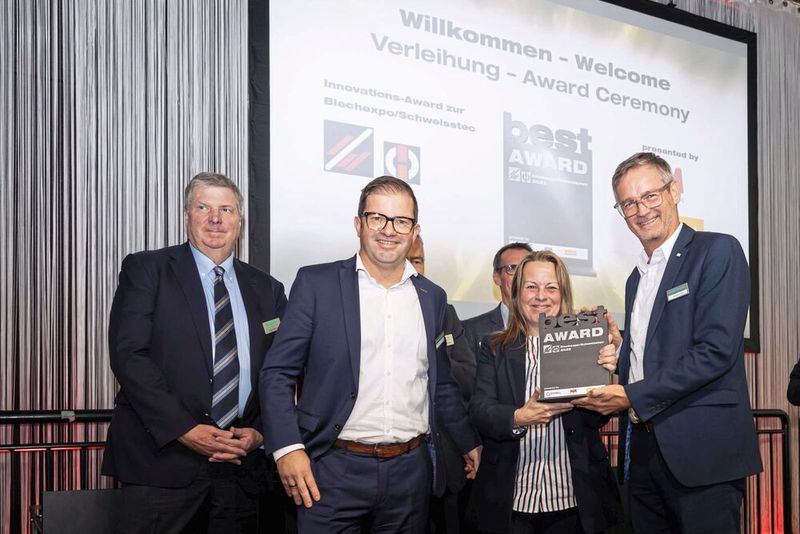 Impressionen der Verleihung des „best Award“ 2025 am ersten Messetag. (Bild: Jürgen Biniasch)