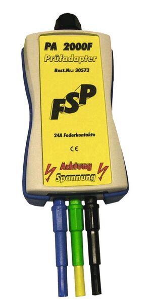 Auch bei den Handgeräten, wie hier der Prüfadapter PA 2000F, setzt FSP auf Produkte aus dem Hause Bopla. (Bopla)