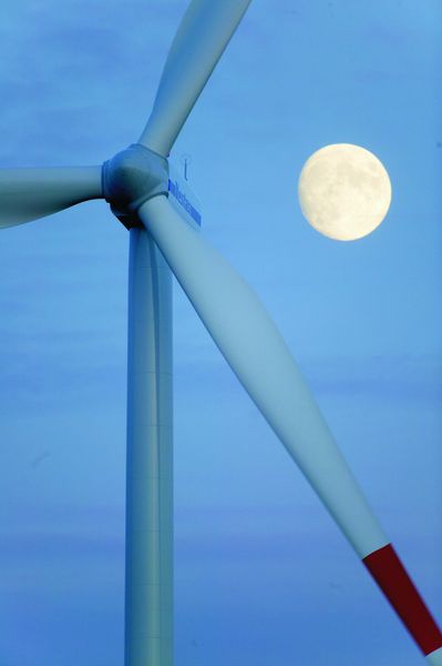 Windenergieanlage ... mit Getriebemotoren von Bonfiglioli. (Archiv: Vogel Business Media)
