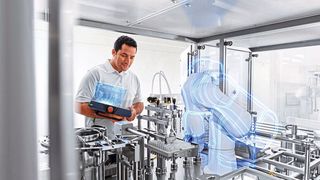 Die Simatic Robot Integrator App soll Robotik jedem Maschinenbauer zugänglich machen.  (HL-STUDIOS)