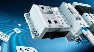 Das Festo Motion Terminal hat erstmals die Pneumatik digitalisiert. Unterschiedlichste Ventilfunktionen lassen sich flexibel programmieren und über Motion Apps ansteuern. Das Festo Motion Terminal vereint die Funktionen von über 50 Einzelkomponenten. (Bild: Festo)
