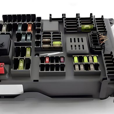 Relaisbox mit Gehäuse aus elektrisch isolierendem PA-Rezyklat (CTI-Wert von 600 V).  (Bild: Techno-Compound)
